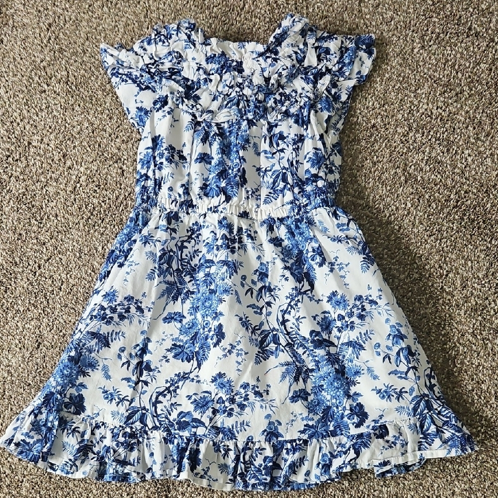 Janie and Jack Blue Floral Dress